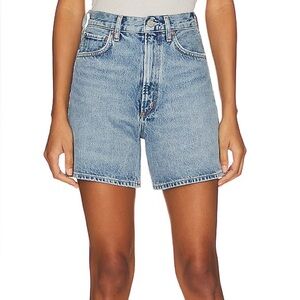 Agolde Stella Light Blue Jean Shorts